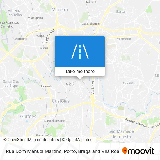 Rua Dom Manuel Martins map