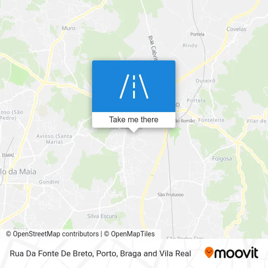Rua Da Fonte De Breto map
