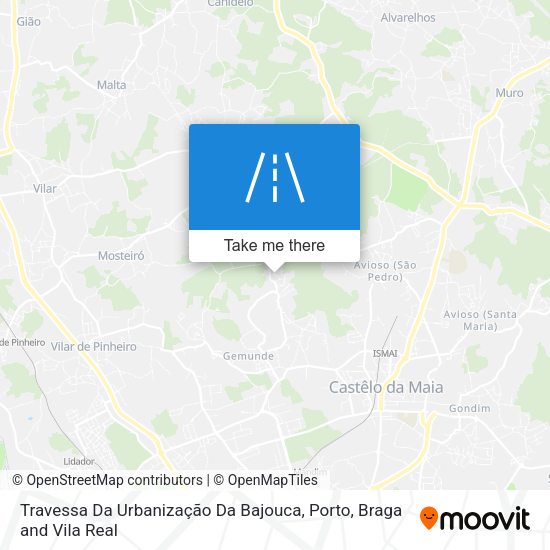 Travessa Da Urbanização Da Bajouca mapa