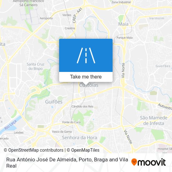 Rua António José De Almeida map