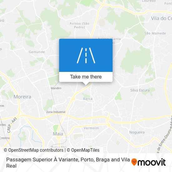 Passagem Superior À Variante mapa