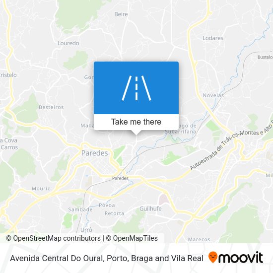 Avenida Central Do Oural map