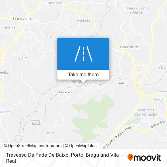 Travessa De Pade De Baixo map