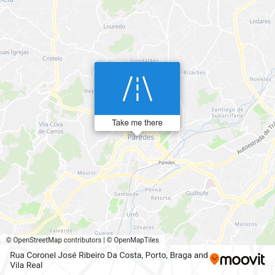 Rua Coronel José Ribeiro Da Costa map