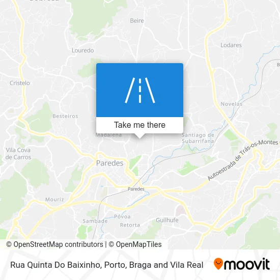 Rua Quinta Do Baixinho map