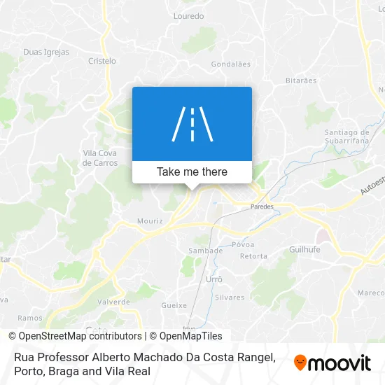 Rua Professor Alberto Machado Da Costa Rangel map