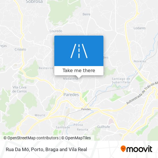 Rua Da Mó map