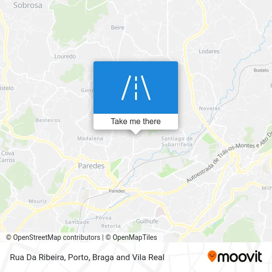 Rua Da Ribeira map