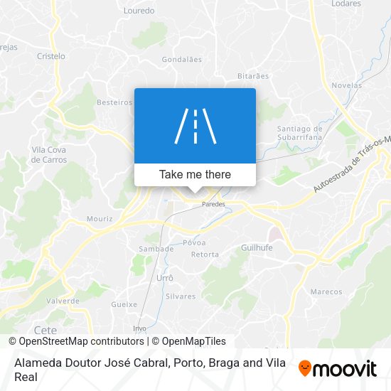 Alameda Doutor José Cabral map