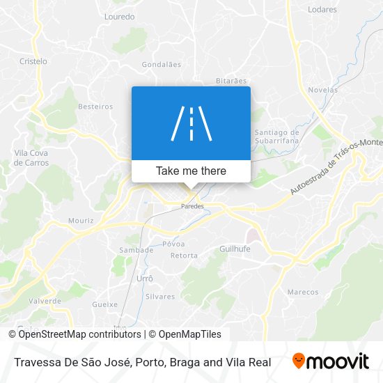 Travessa De São José mapa
