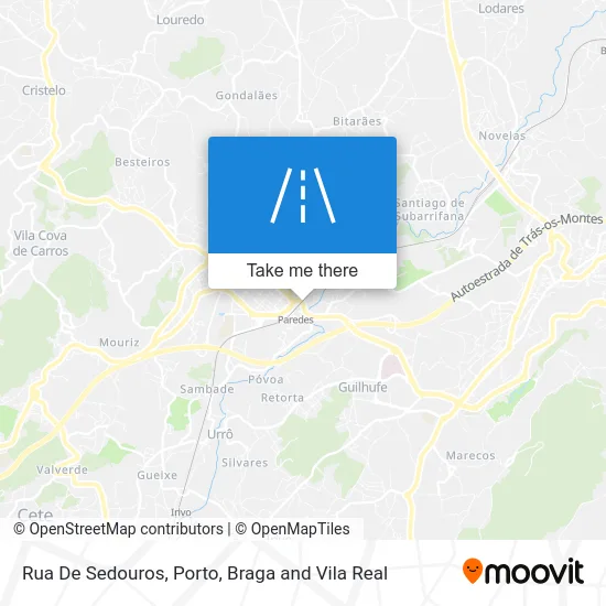 Rua De Sedouros map