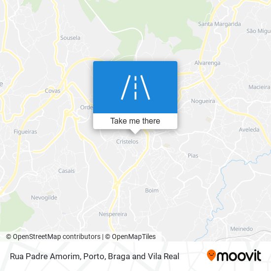 Rua Padre Amorim map