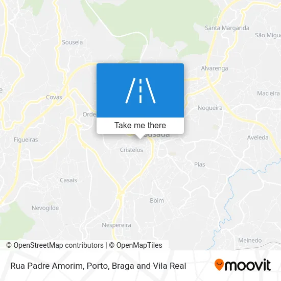 Rua Padre Amorim map