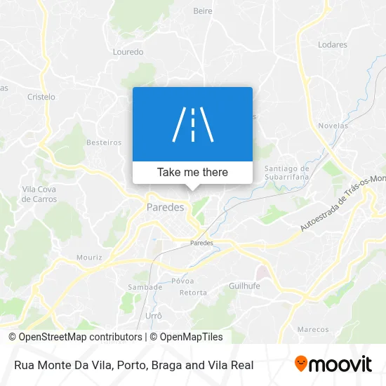 Rua Monte Da Vila map