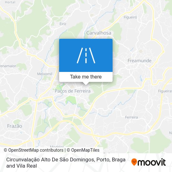 Circunvalação Alto De São Domingos mapa