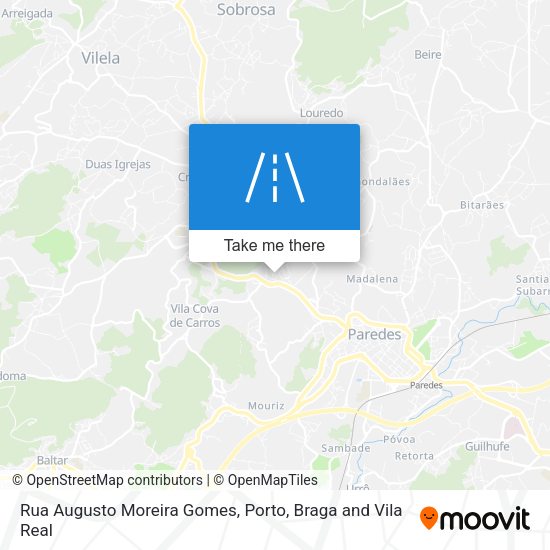 Rua Augusto Moreira Gomes mapa