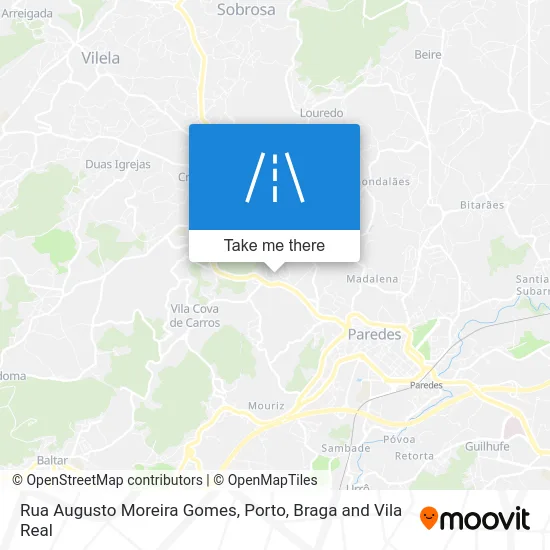Rua Augusto Moreira Gomes map