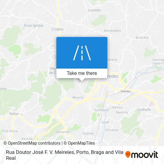 Rua Doutor José F. V. Meireles map