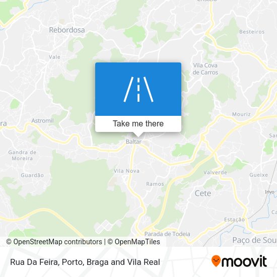 Rua Da Feira mapa