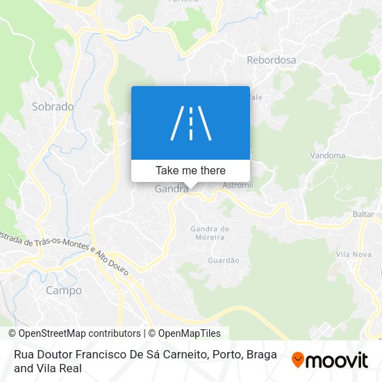 Rua Doutor Francisco De Sá Carneito mapa