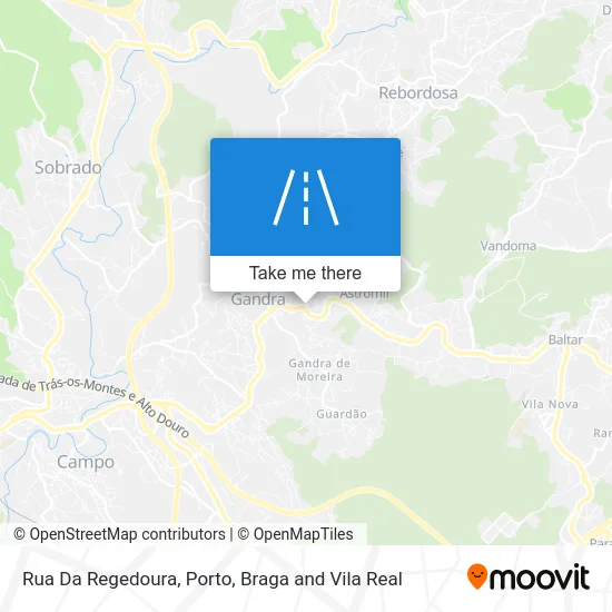 Rua Da Regedoura map