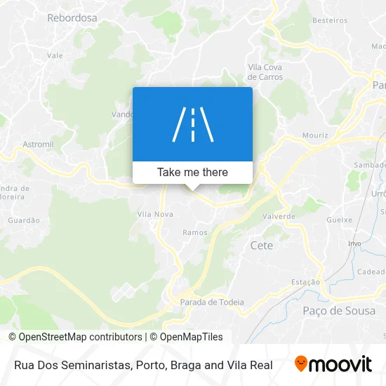 Rua Dos Seminaristas map