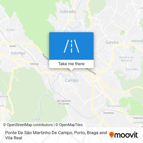 Ponte De São Martinho De Campo map