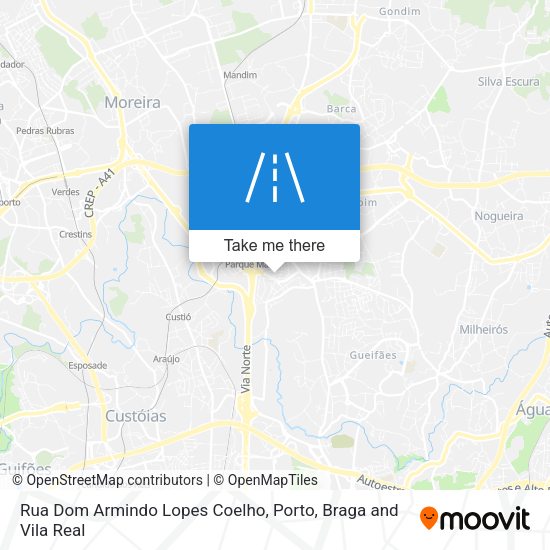 Rua Dom Armindo Lopes Coelho map