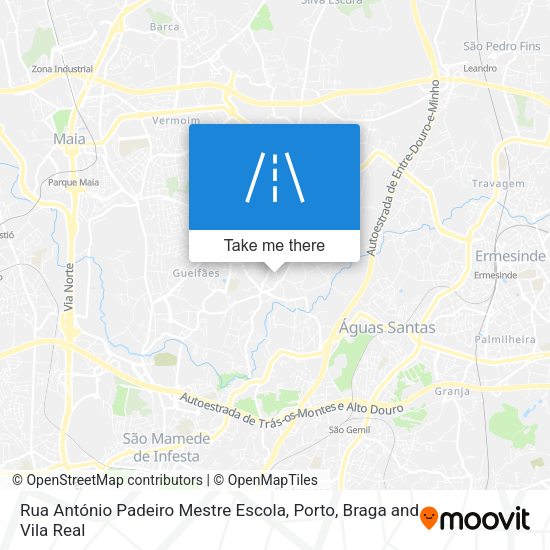 Rua António Padeiro Mestre Escola map