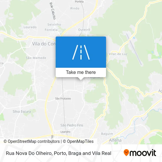 Rua Nova Do Olheiro map