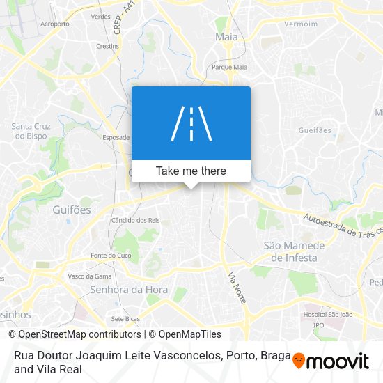 Rua Doutor Joaquim Leite Vasconcelos mapa