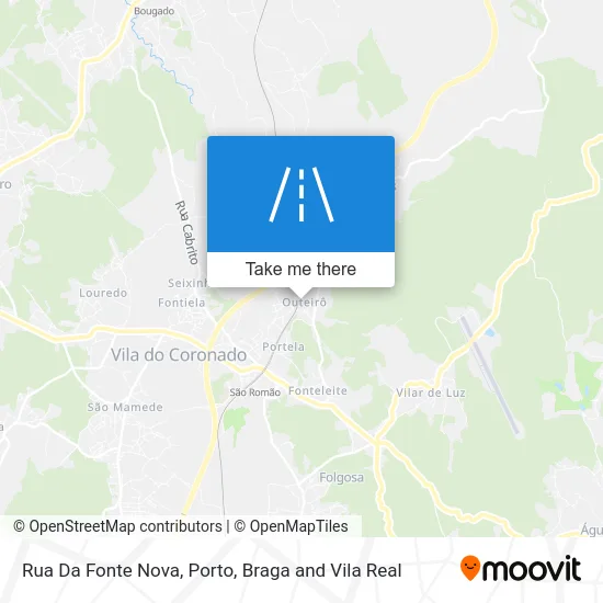 Rua Da Fonte Nova map