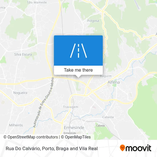 Rua Do Calvário map