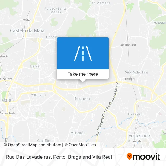Rua Das Lavadeiras map