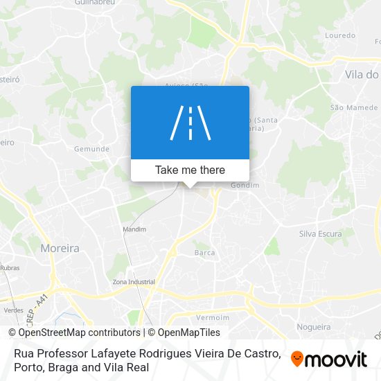 Rua Professor Lafayete Rodrigues Vieira De Castro mapa