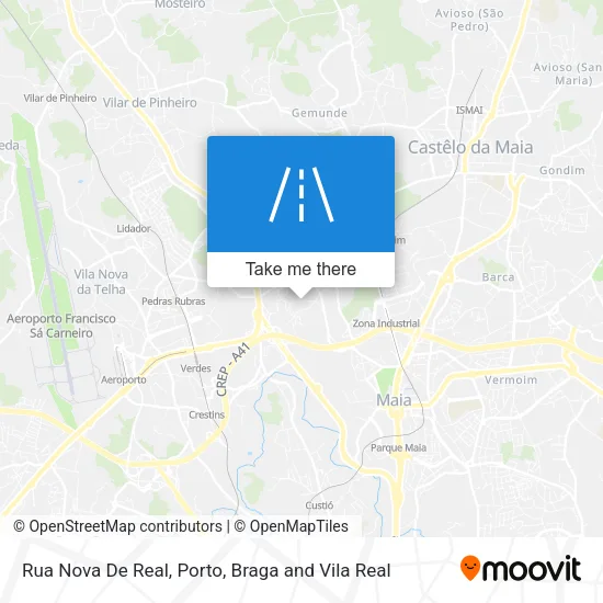 Rua Nova De Real map