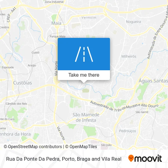 Rua Da Ponte Da Pedra map