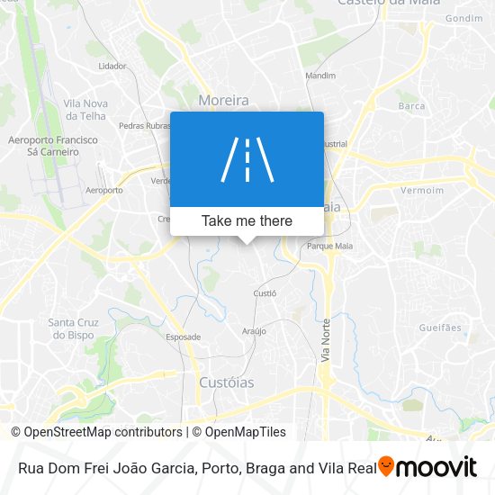 Rua Dom Frei João Garcia map