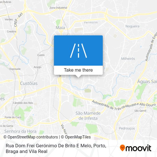 Rua Dom Frei Gerónimo De Brito E Melo map