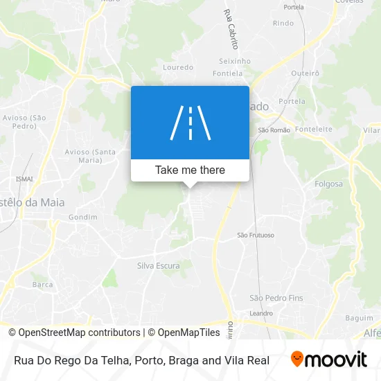 Rua Do Rego Da Telha map