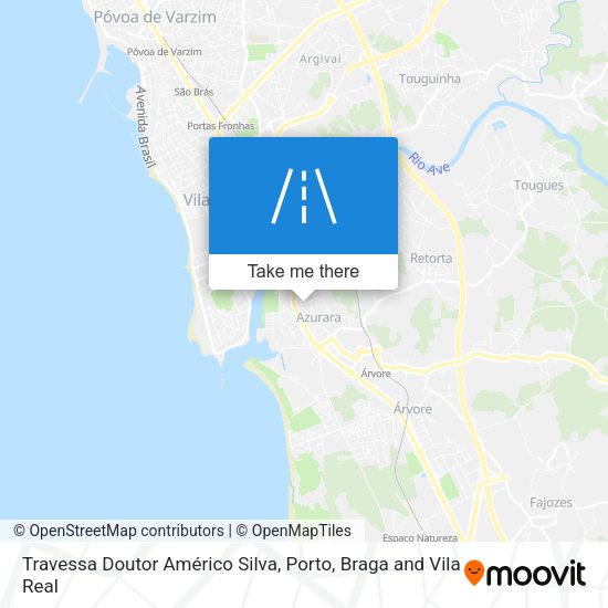 Travessa Doutor Américo Silva map