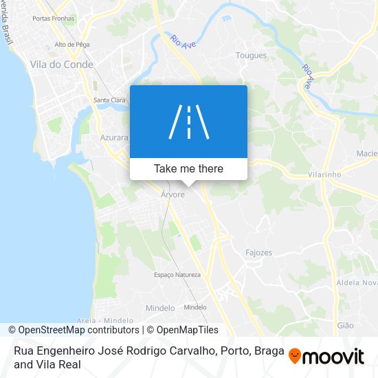 Rua Engenheiro José Rodrigo Carvalho mapa