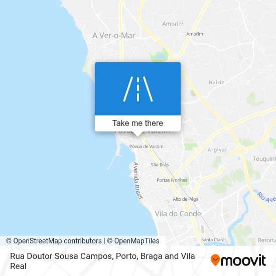 Rua Doutor Sousa Campos map
