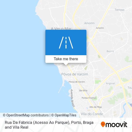 Rua Da Fábrica (Acesso Ao Parque) mapa
