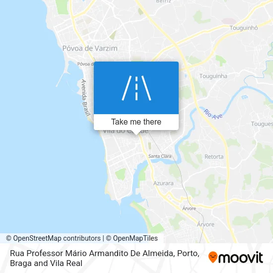 Rua Professor Mário Armandito De Almeida map