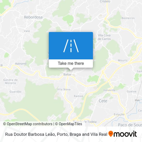 Rua Doutor Barbosa Leão mapa