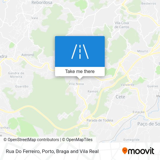 Rua Do Ferreiro map