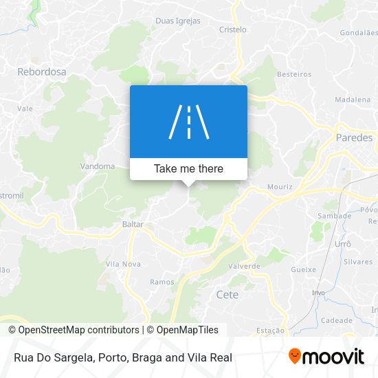 Rua Do Sargela map