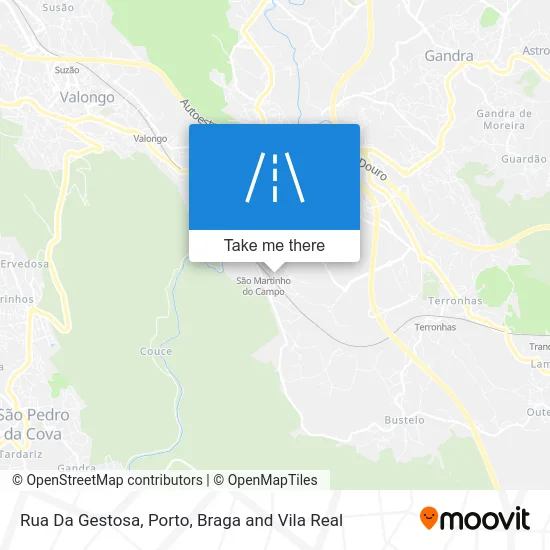 Rua Da Gestosa map