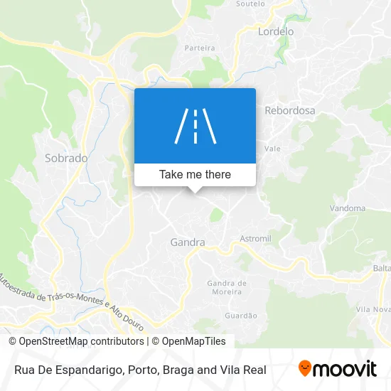 Rua De Espandarigo map